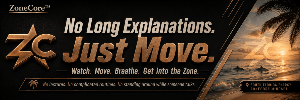 No Long Explanations. Just Move.